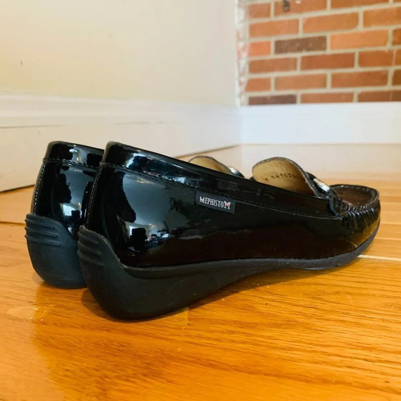 Mephisto 'Cool Air' Loafers Women's Shoes Patent Leather Slip On Moc Size 9 - Picture 12 of 14